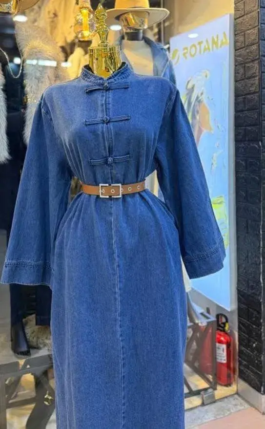 robe jean hijab 🤍🩵 - صورة 3