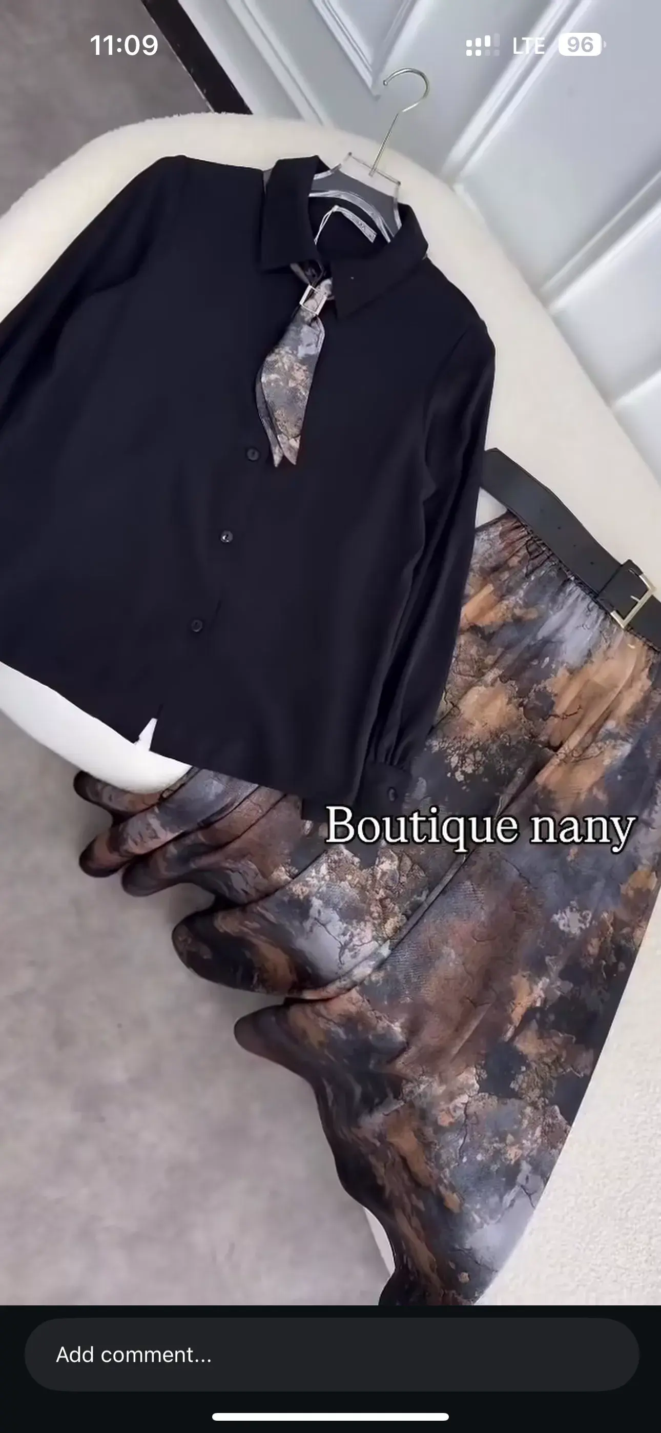 Ensemble jupe chemise - صورة 3