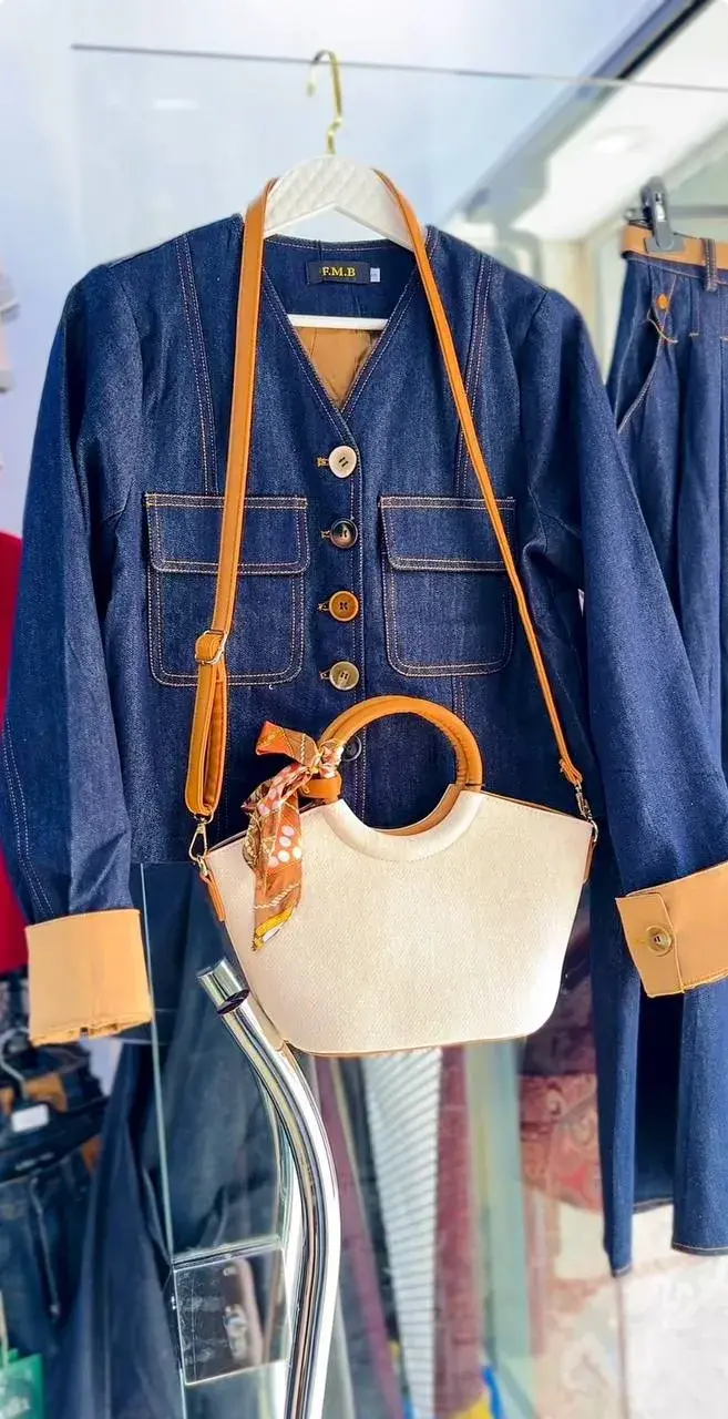 ensemble jean jupe 😍💥💥